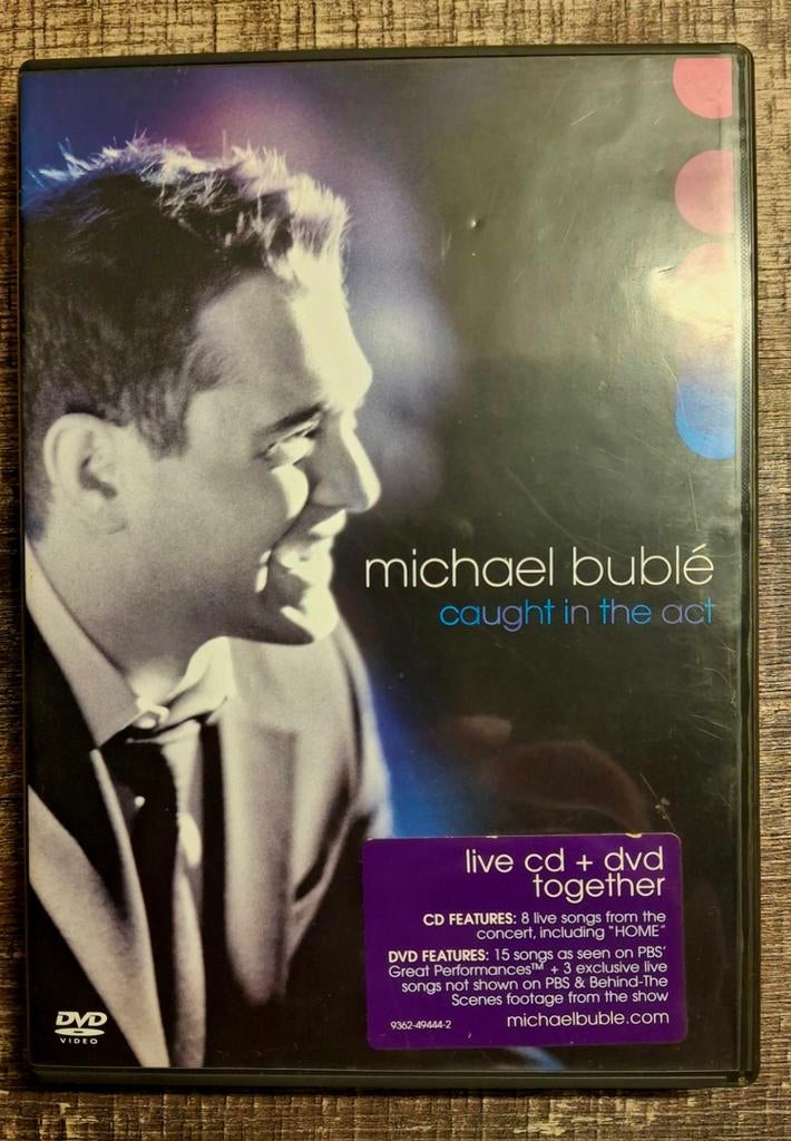 Michael Bublé - Caught in the Act (Live CD + DVD), Alle leeftijden, Ophalen of Verzenden, Gebruikt, Muziek en Concerten