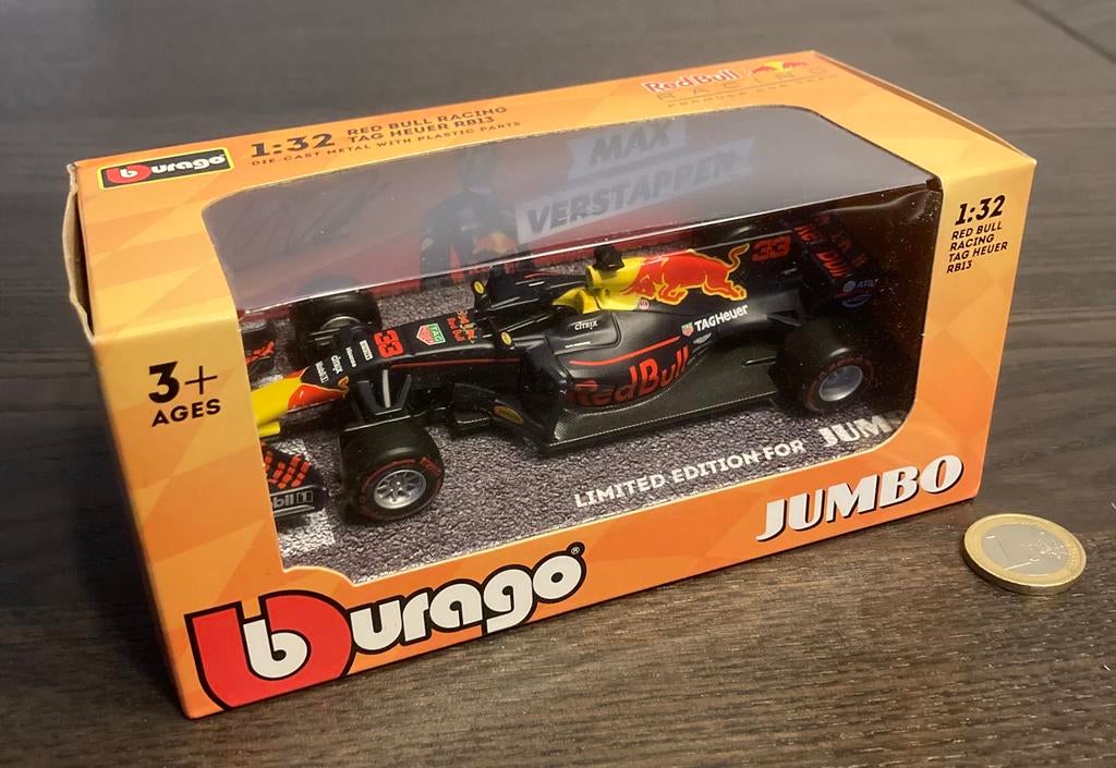 Bburago Red Bull RB13 1:32 Max Verstappen 2017, Hobby en Vrije tijd, Ophalen of Verzenden, Nieuw, Auto, Overige merken