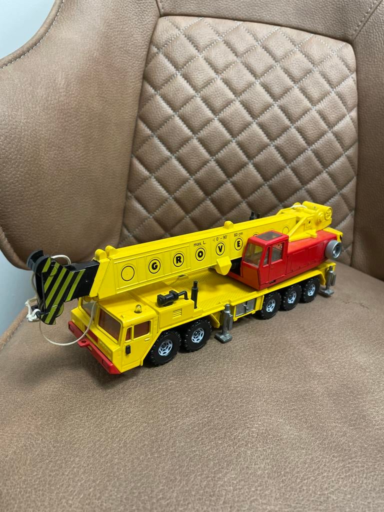 Gele kraanwagen model/siku, Overige merken, Gebruikt, Siku, Groter dan 1:32