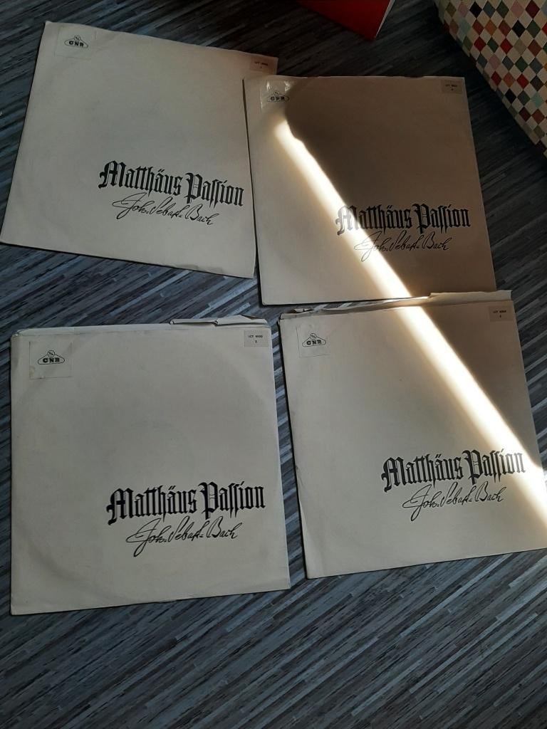 BACH Mattheus Passion vd Horst Early TELEFUNKEN/CNR)4LP RARE, Ophalen, Gebruikt, Overige formaten, Overige typen