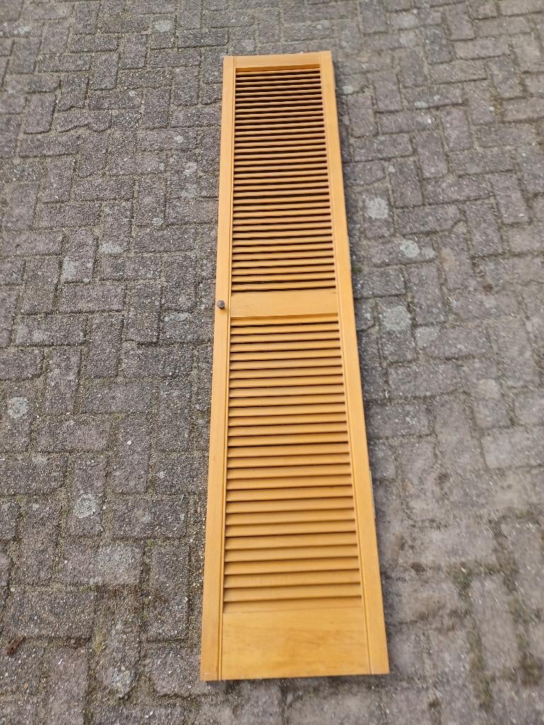 Louvre deuren 4 stuks, Doe-het-zelf en Verbouw, Deuren en Horren, Ophalen, Minder dan 80 cm, Binnendeur, Minder dan 200 cm