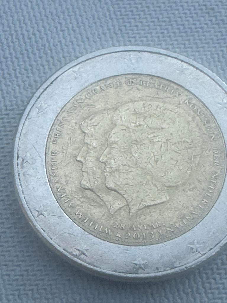 2 Euro Herdenkingsmunt Nederland 2013 Dubbelportret, Postzegels en Munten, Munten | Europa | Euromunten, Ophalen of Verzenden