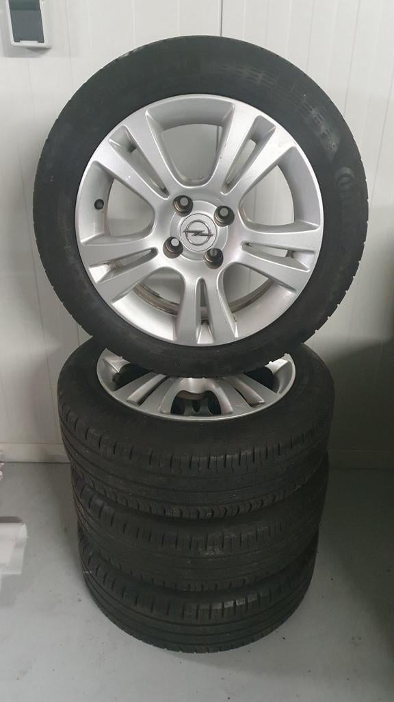 15"Originele Opel LM Velgen & B  4x100 Karl/Corsa B/C Spark!, Gebruikt, 15 inch, Banden en Velgen, Ophalen of Verzenden