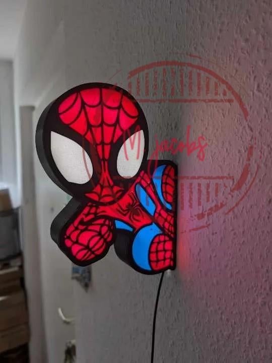 Leuke Spiderman wandlamp, Ophalen of Verzenden, Nieuw, Lamp