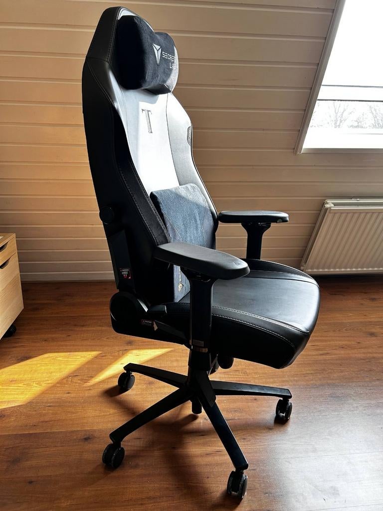 Secretlab Titan Evo Gaming Chair + SecretLumber Pro, Ophalen, Gaming bureaustoel, Zwart, Zo goed als nieuw