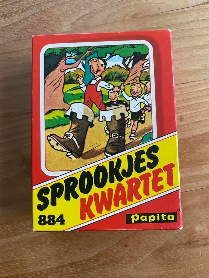 Sprookjes kwartet : papita 884 ( vintage ), Verzamelen, Speelkaarten, Jokers en Kwartetten, Ophalen of Verzenden, Zo goed als nieuw