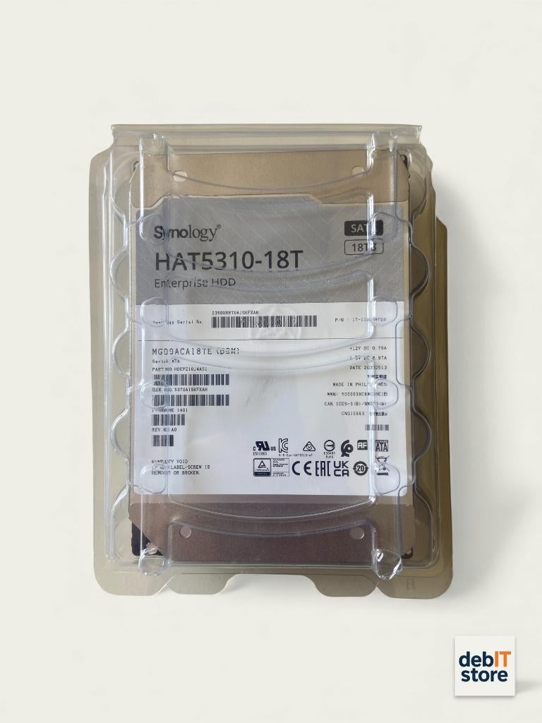 Synology 18tb NAS HDD - HAT5310-18T (nieuw), Synology, Server, SATA, Nieuw