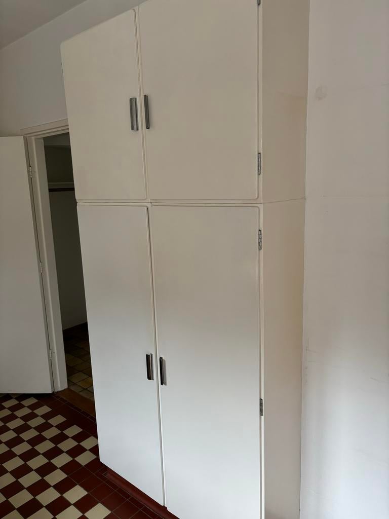 Bruynzeel keukenkasten - Vintage en functioneel, Gebruikt, 100 tot 150 cm, 200 cm of meer, Wit