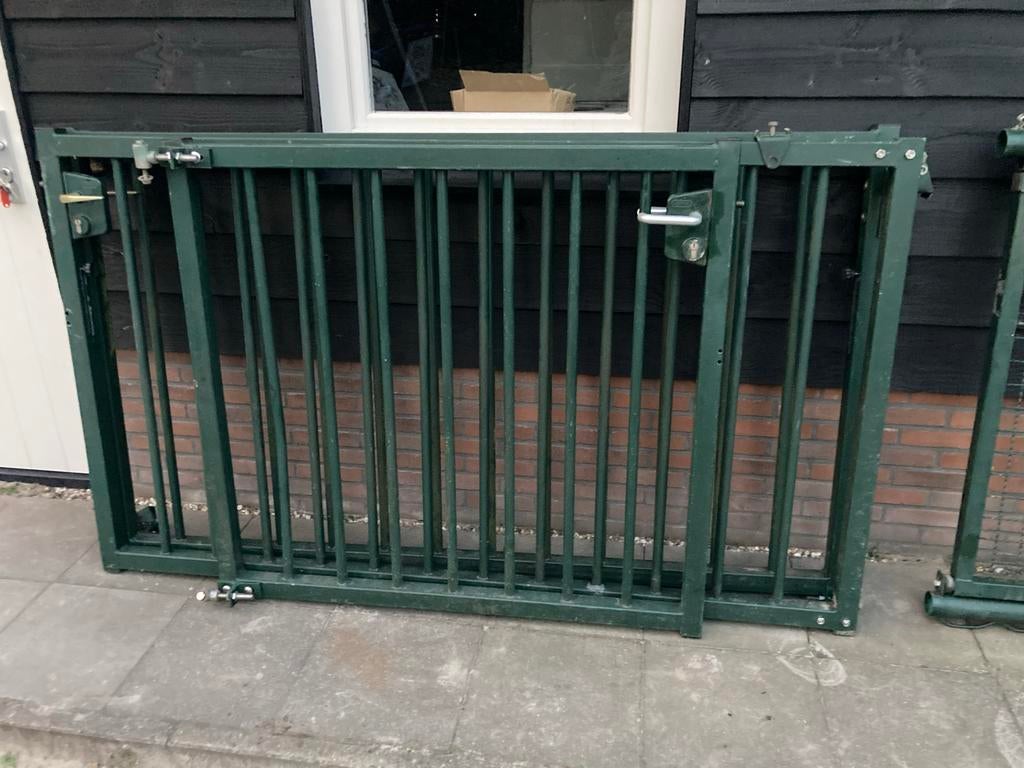 Poorten voor gaashekwerk., Ophalen, Met poort, Gebruikt, Tuinhek