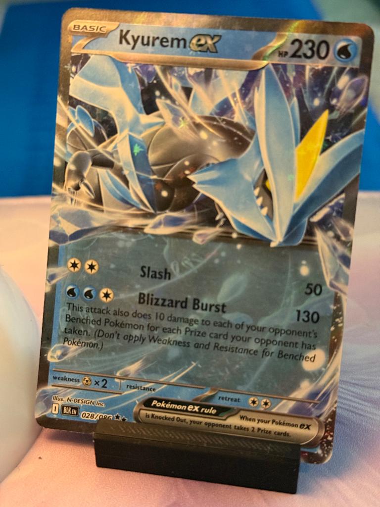 Pokemon kyurem ex 28/86, Verzenden, Nieuw, Losse kaart, Foil