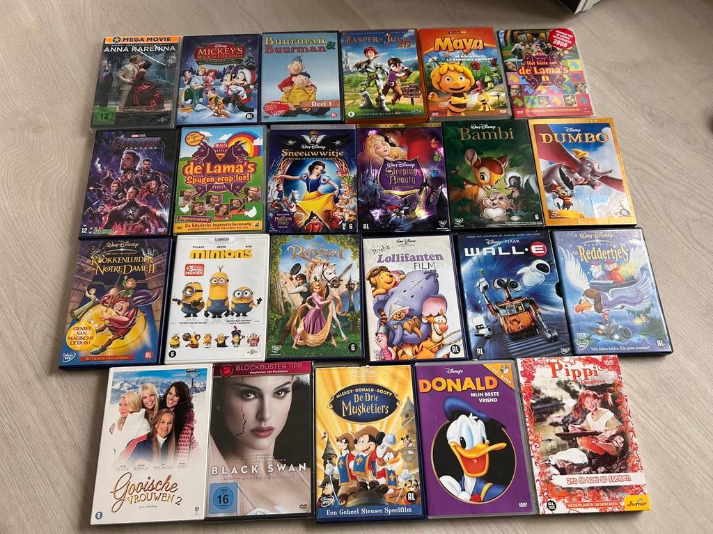Allerlei Dvd’s oa Disney, Alle leeftijden, Ophalen of Verzenden, Gebruikt
