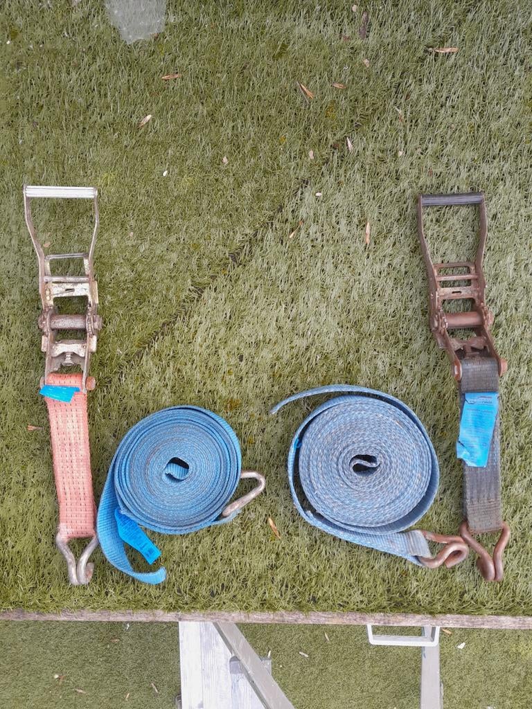 2 zware spanbanden, Ophalen of Verzenden, Gebruikt