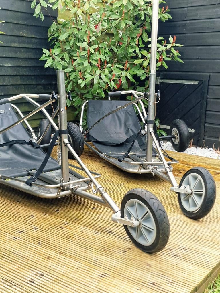 7x Blokart + 2x Blokart Katalyst catamaran partij, Ophalen