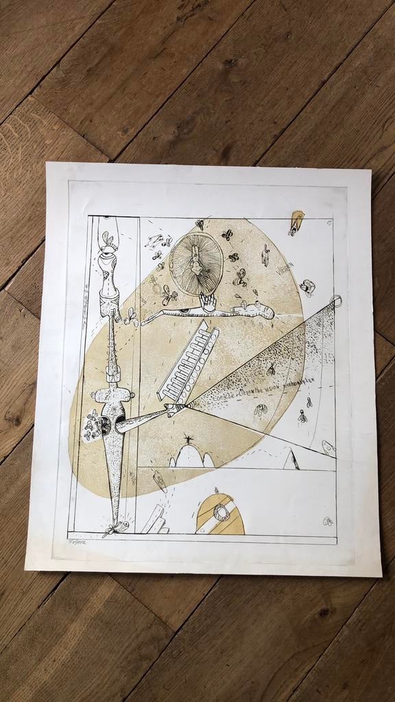 Oude zeefdruk, Ophalen of Verzenden