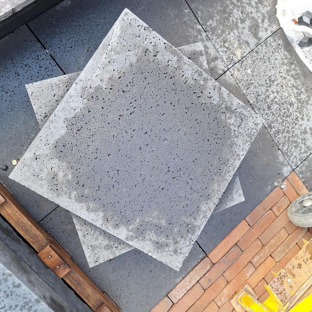 Schellevis oud hollands 50x50x5 tegels- antraciet, Ophalen, 110 cm of meer, Minder dan 65 cm