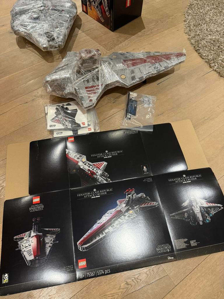 LEGO Star Wars 75367 Venator Class Republic Attack Cruiser, Ophalen of Verzenden, Zo goed als nieuw