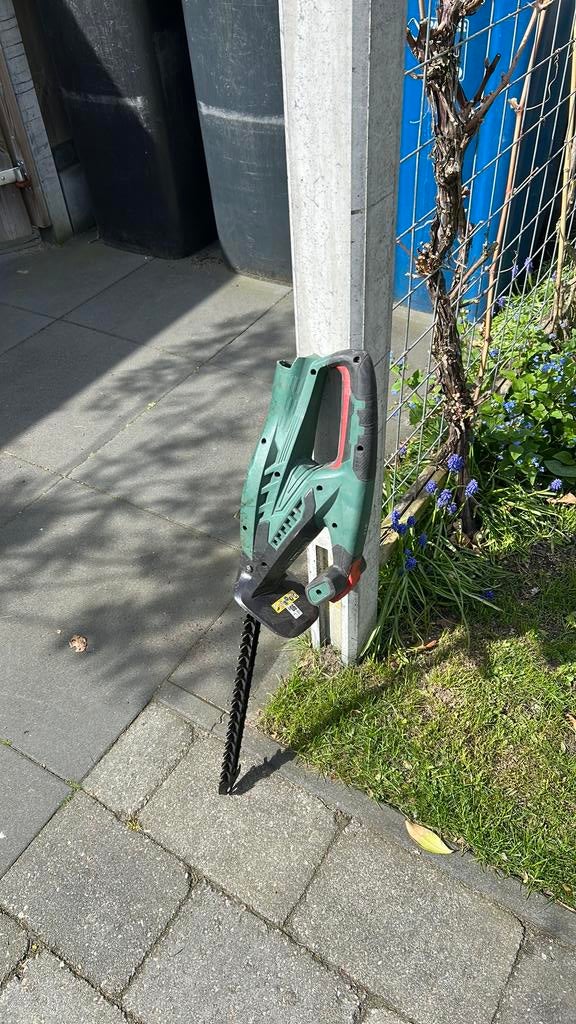 Parkside heggenschaar zonder accu, Ophalen of Verzenden, Gebruikt, Accu