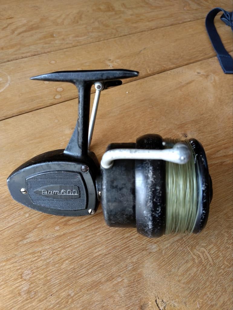 Vintage Bam 600 Vis molen, Ophalen of Verzenden, Gebruikt, Molen