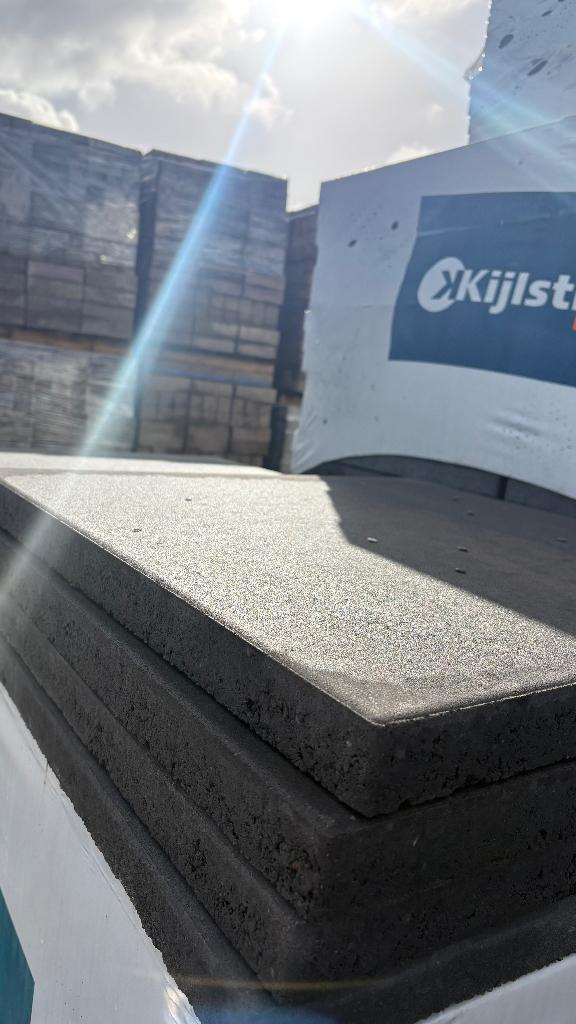 Design square dark sepia 60x60x4 speciale partij, Nieuw, Ophalen of Verzenden, 10 m² of meer, Beton