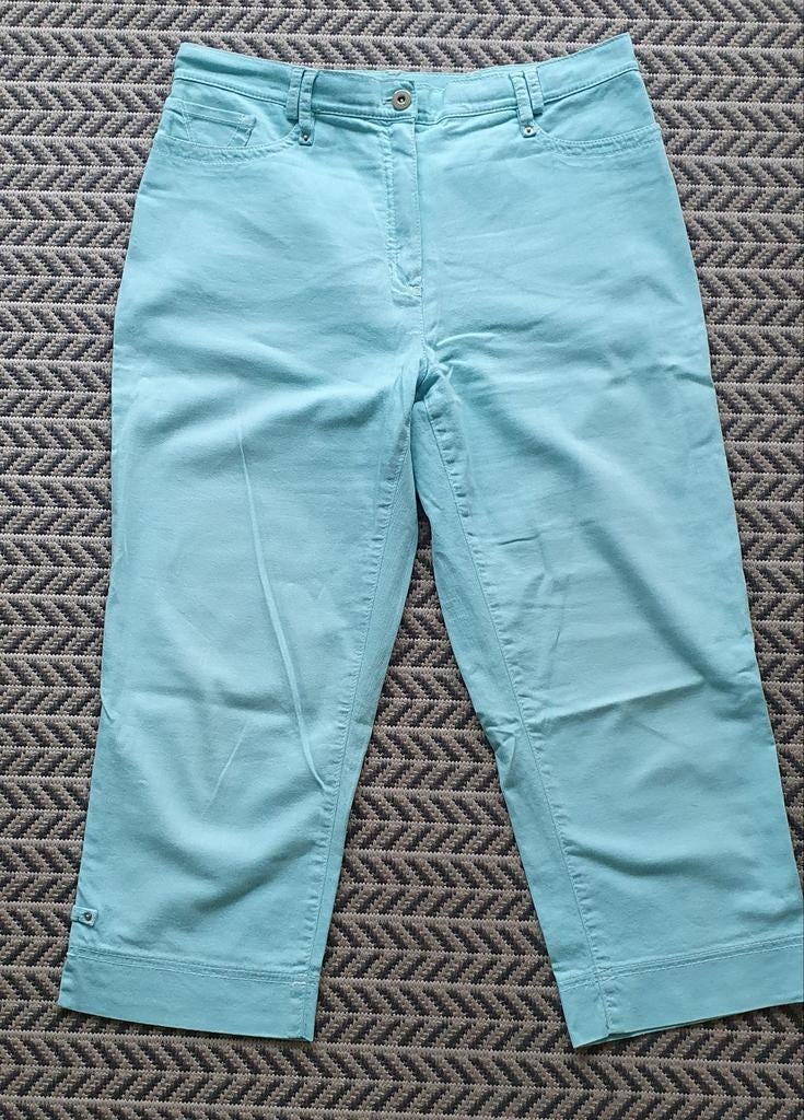 Turquoise 3/4 broek Gelco maat 40, Maat 38/40 (M), Blauw, Gelco, Ophalen of Verzenden