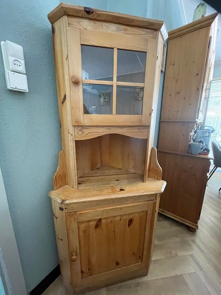 Hoekkast hout, Ophalen, Gebruikt