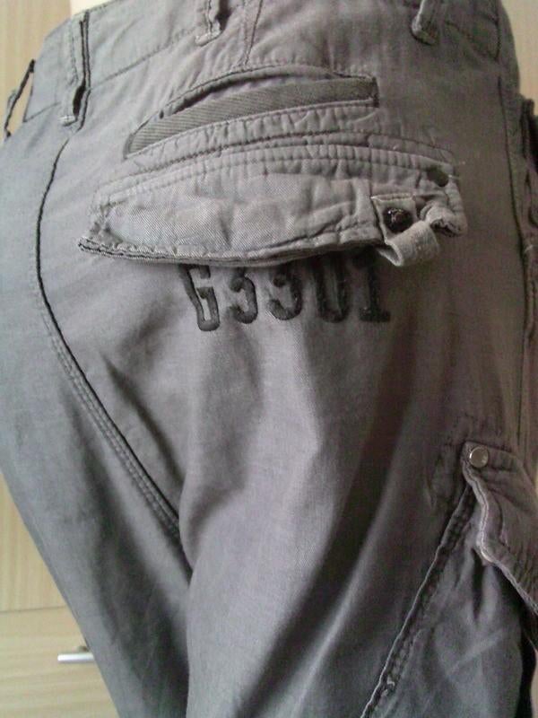 G-STAR ROVIC Laundry loose tapered wmn grijze broek 28, Maat 38/40 (M), Verzenden, Gedragen, G-star