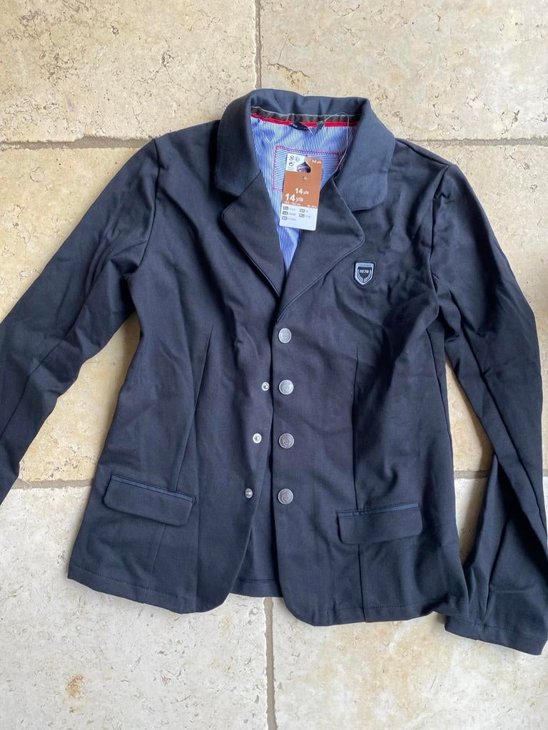 Nieuw wedstrijd paardrij paardrijden jas maat 14, Ophalen, Nieuw, Dressuur, Bovenkleding