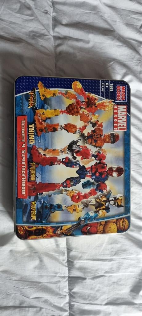 Mega blocken superhelden set compleet, Ophalen of Verzenden, Zo goed als nieuw