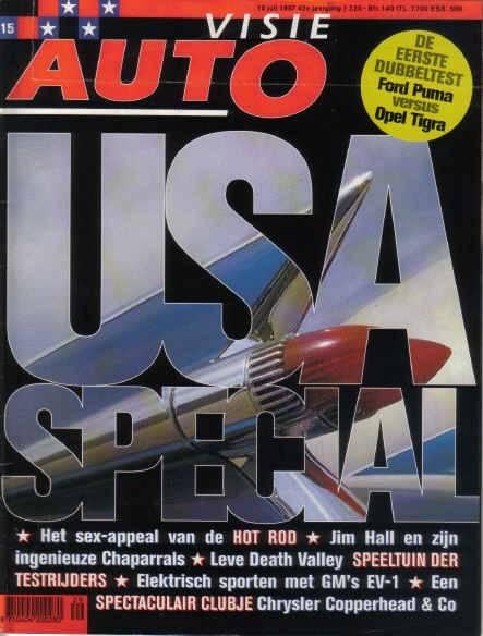 Autovisie 15 1997 : Ford Puma 1.7 - Opel Tigra 1.6 16V Fresh, Ophalen of Verzenden, Gelezen, Algemeen