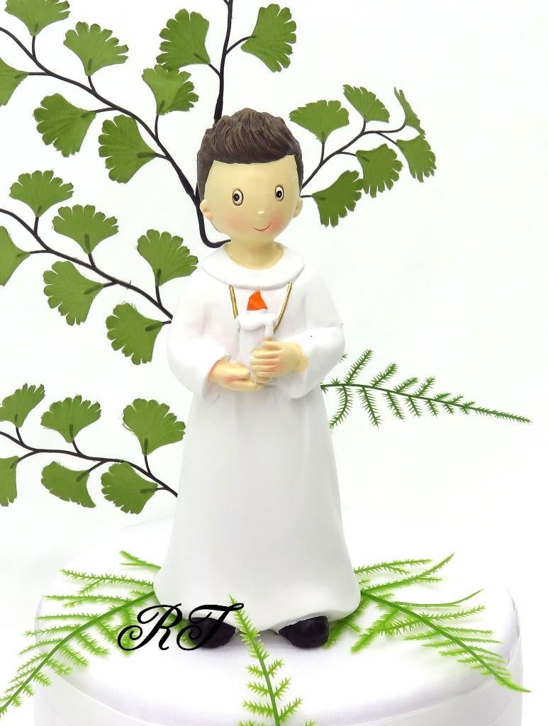 Leuke communie jongetje met een kaars., Ophalen of Verzenden, Nieuw, Versiering, Overige