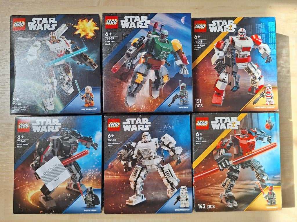 Lego Star Wars Mechs nieuw in doos, Ophalen of Verzenden, Nieuw