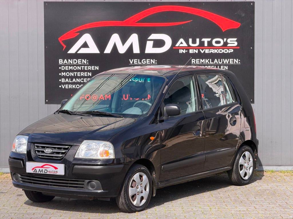 Hyundai Atos 1.1i Active Prime |Nap|Elec Ramen|Bekerhouder|C, Auto's, Hyundai, Voorwielaandrijving, Stof, Gebruikt, 4 cilinders