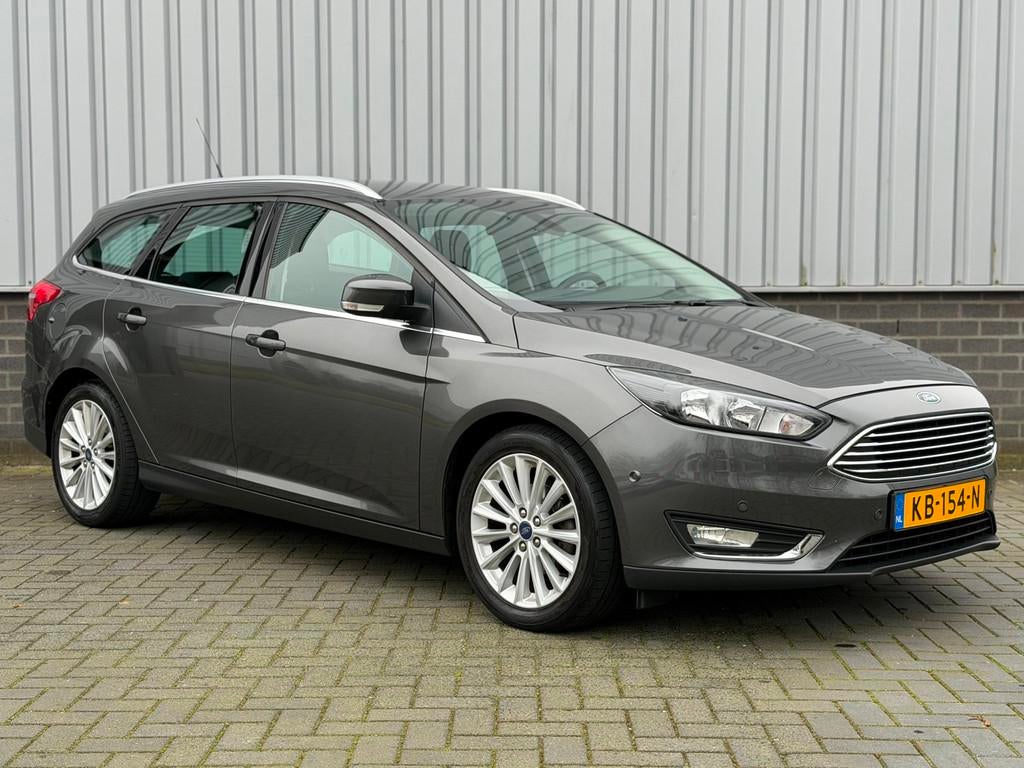 Ford Focus Wagon 1.0 EcoBoost |Navi|Airco|CruiseCtrl|PDC|Blu, Gebruikt, Euro 6, Origineel Nederlands, Handgeschakeld