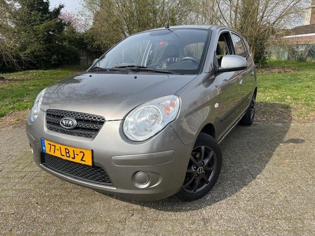 Kia Picanto 1.0 2010 Grijs 1ste eigenaar weinig km, Auto's, Kia, Stof, Zwart, 4 cilinders, 400 kg