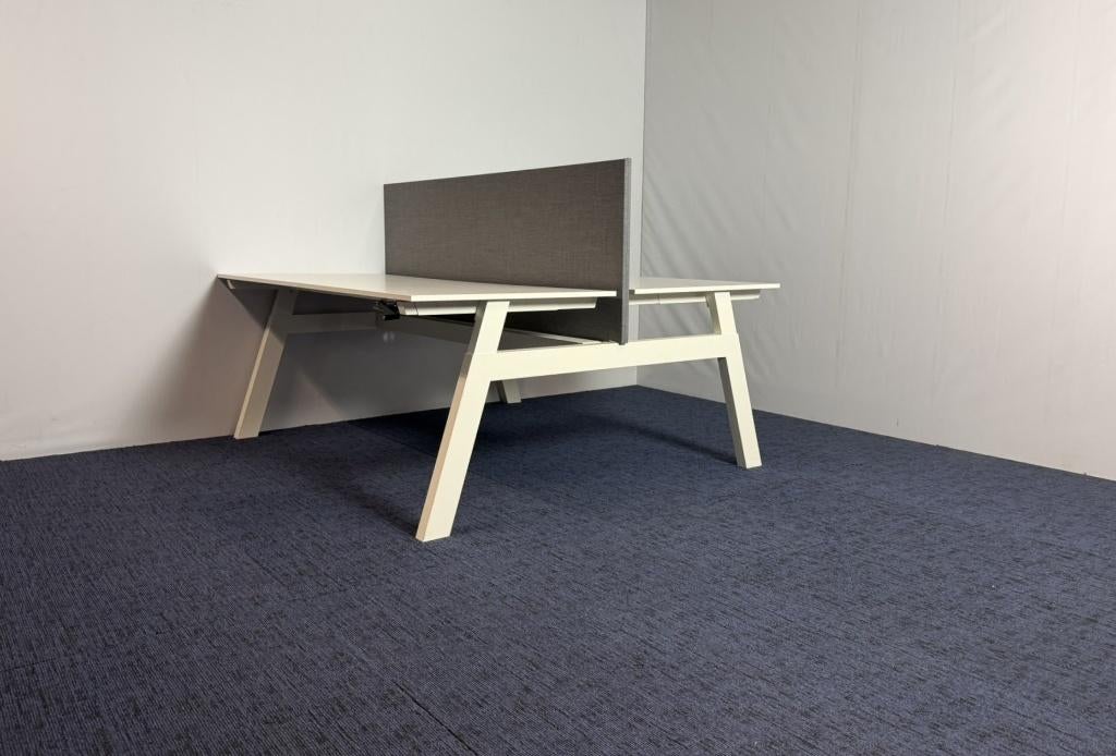 9 x Bench bureau Drentea PiqNiq (slinger) - 180 x 170 cm., Ophalen, In hoogte verstelbaar, Gebruikt