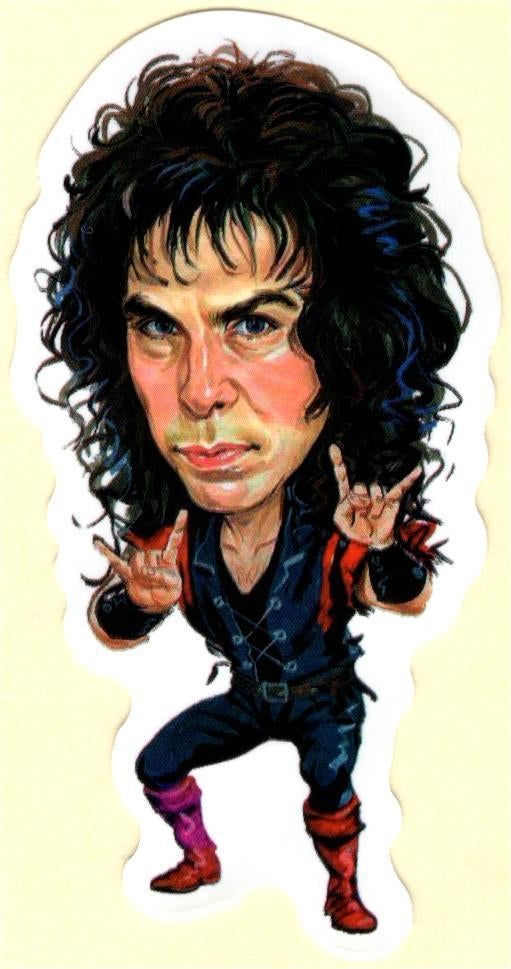 Ronnie James Dio sticker, Ophalen of Verzenden, Nieuw, Foto of Kaart