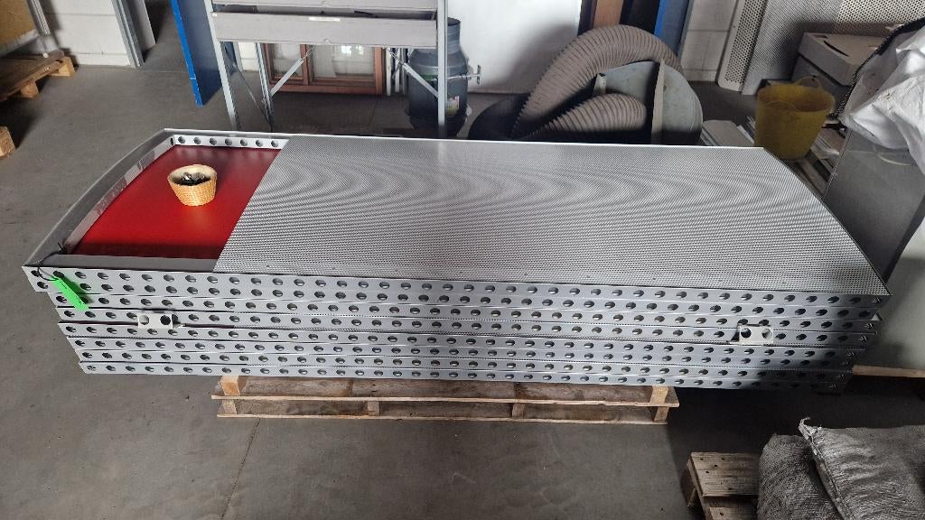 Scheidingswand systeemwand van aluminium ( 113 ), Doe-het-zelf en Verbouw, Ophalen, Kunststof, Gebruikt, 120 cm of meer