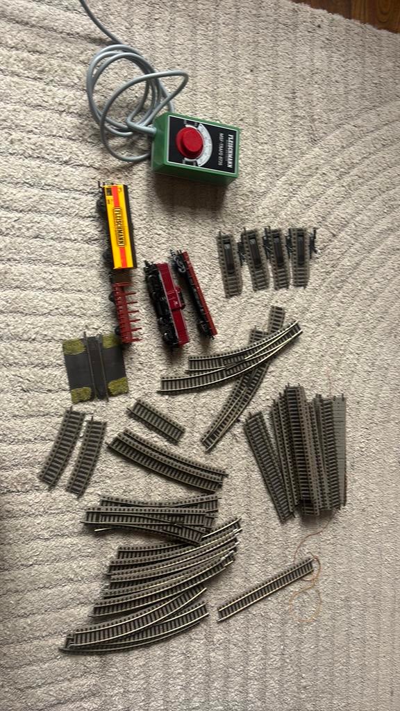 Fleischmann Treinset: Wagon en Transformator MSF-TRAFO 6735, Hobby en Vrije tijd, Ophalen of Verzenden, Analoog, Gebruikt, Treinset