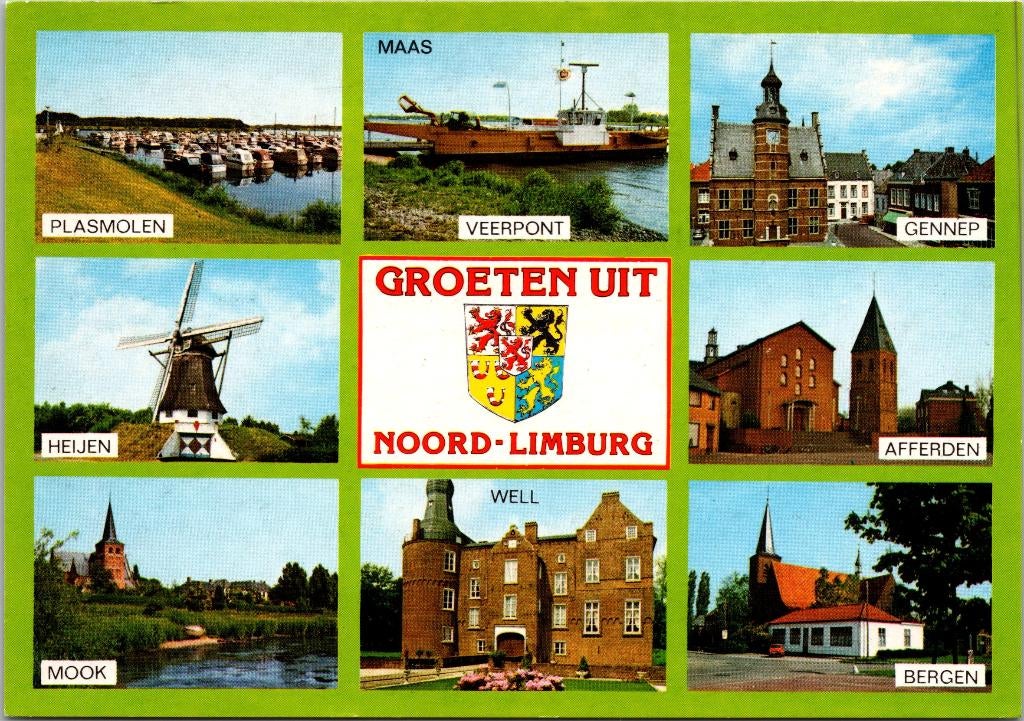 Limburg - 8 ansichtkaarten, Verzenden, 1980 tot heden, Gelopen, Limburg