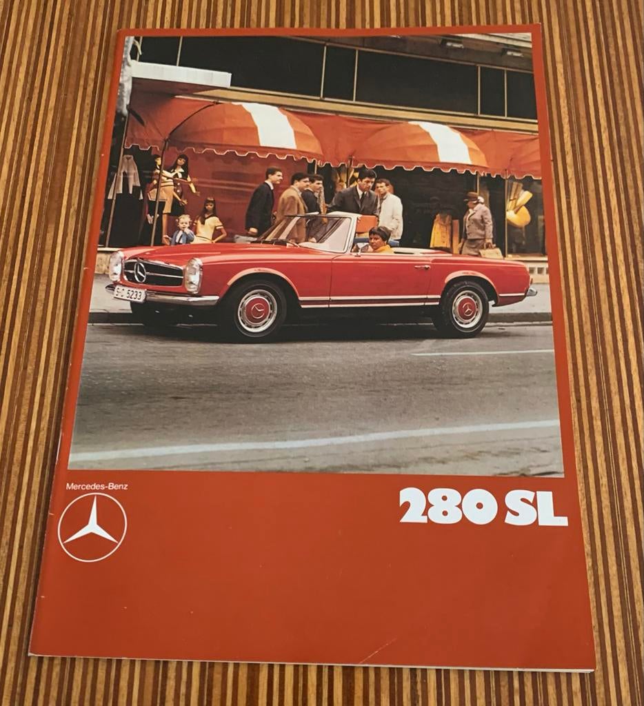 Mercedes-Benz 280SL Brochure - Uit de jaren '60, Boeken, Ophalen, Gelezen, Mercedes