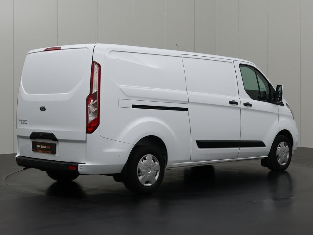 Ford Transit Custom 2.0TDCi 130PK Lang | Multimedia | Camera, LED verlichting, Stof, Gebruikt, Zwart
