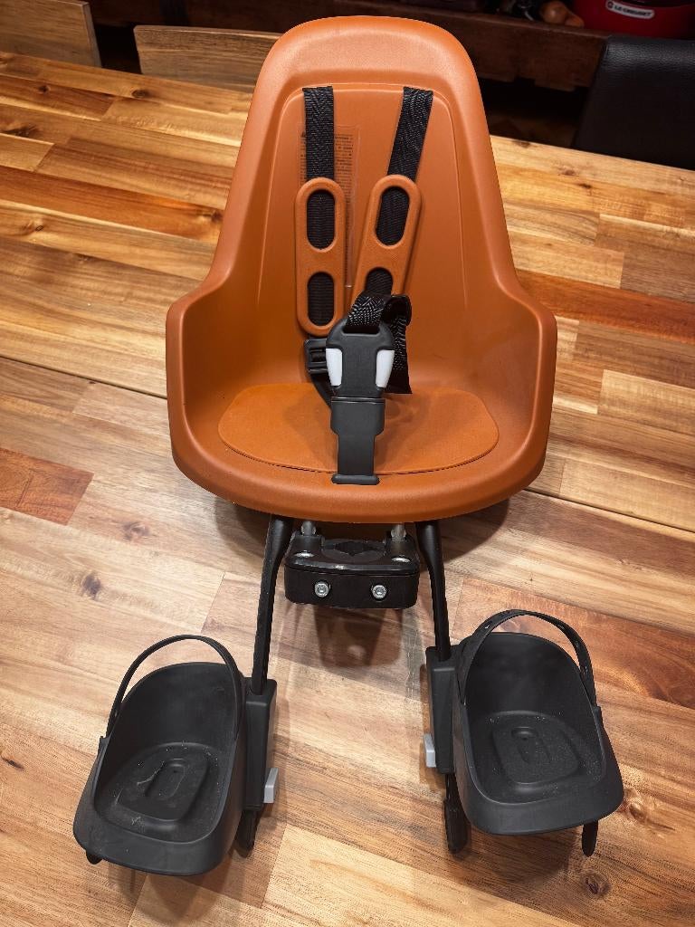 Bobike ONE Mini + Windscreen Set – Chocolate Brown, Fietsen en Brommers, Ophalen, Voetsteuntjes, 0 t/m 18 kg, Bobike voorzitje