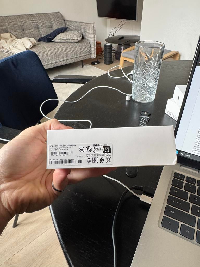 Apple 96W USB‑C Power Adapter - Nieuw in doos, Ophalen of Verzenden, Nieuw
