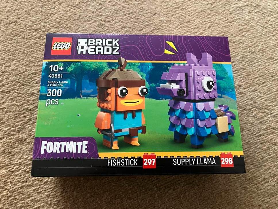 LEGO 40881 BrickHeadz Fortnite Fishstick Supply Llama, Ophalen of Verzenden, Nieuw