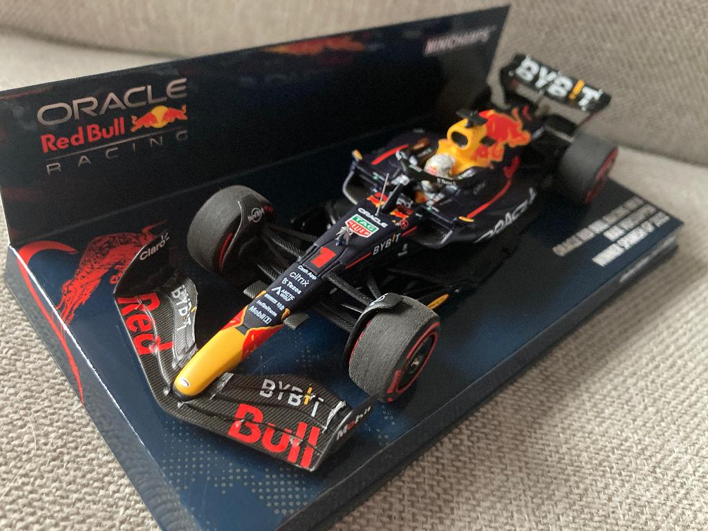 ✅ Max Verstappen 1:43 Winner Spanish GP 2022 Red Bull RB18, Ophalen of Verzenden, Nieuw, Formule 1