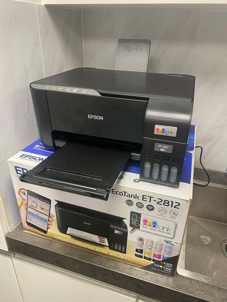 EPSON EcoTank ET 2812, Computers en Software, Printers, Ophalen, Zo goed als nieuw