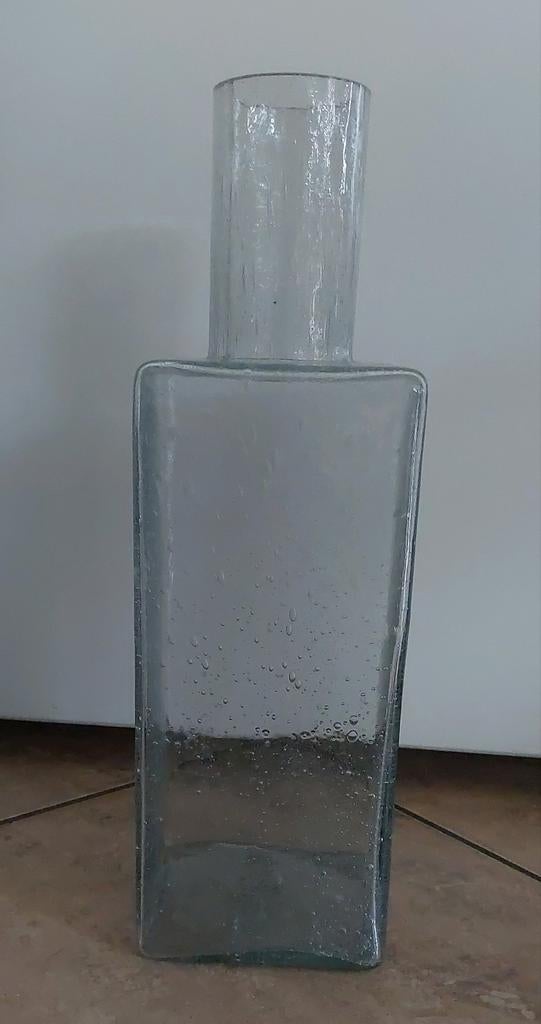 Vaas Urban Nature Culture gerecycled glas, bubbeleffect, Overige kleuren, Nieuw, Ophalen of Verzenden, Glas