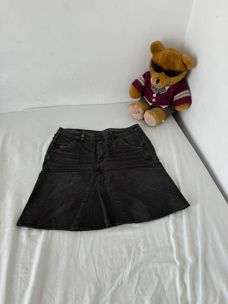 G-Star RAW denim rok, Maat 38/40 (M), Zwart, Ophalen of Verzenden, Zo goed als nieuw