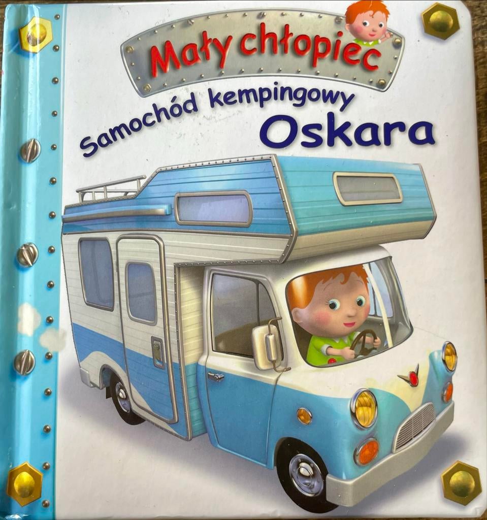 Maly chlopiec kinderboek Samochód kempingowy Oskara (MPV), Ophalen of Verzenden, Zo goed als nieuw, Uitklap-, Voel- of Ontdekboek