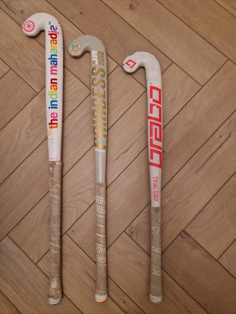 2 hockeysticks van Brabo en Princess, Ophalen of Verzenden, Gebruikt, Stick